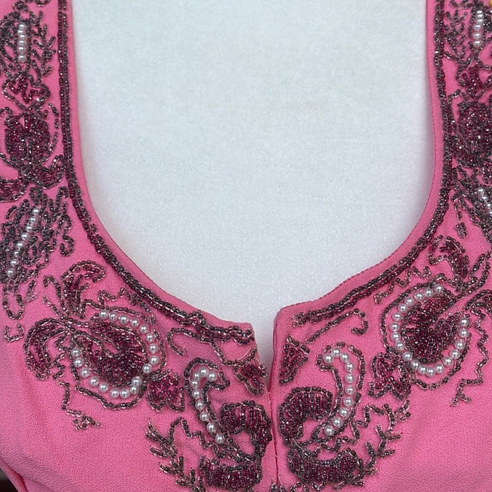 Stunning Vintage Pink Party Dress - Picture 3 of 14